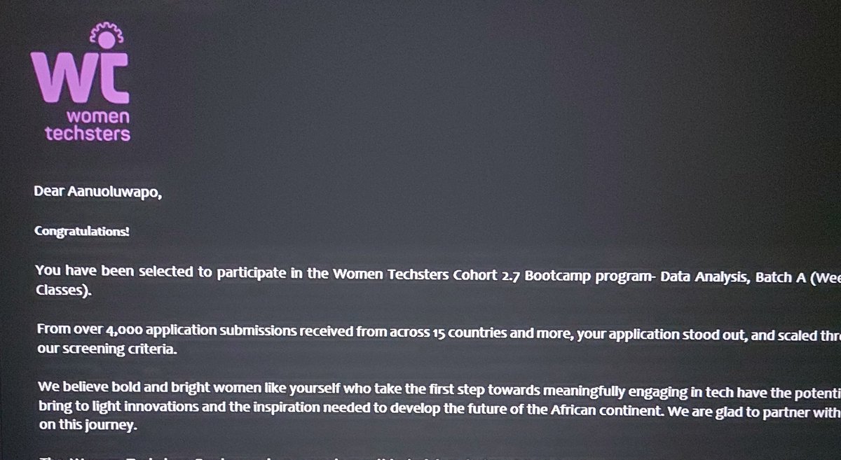 DataTechie0's tweet image. Thank you @Tech4DevHQ 

#WTBootcampCohort2.7
#Microsoft 
#FintechEgypt