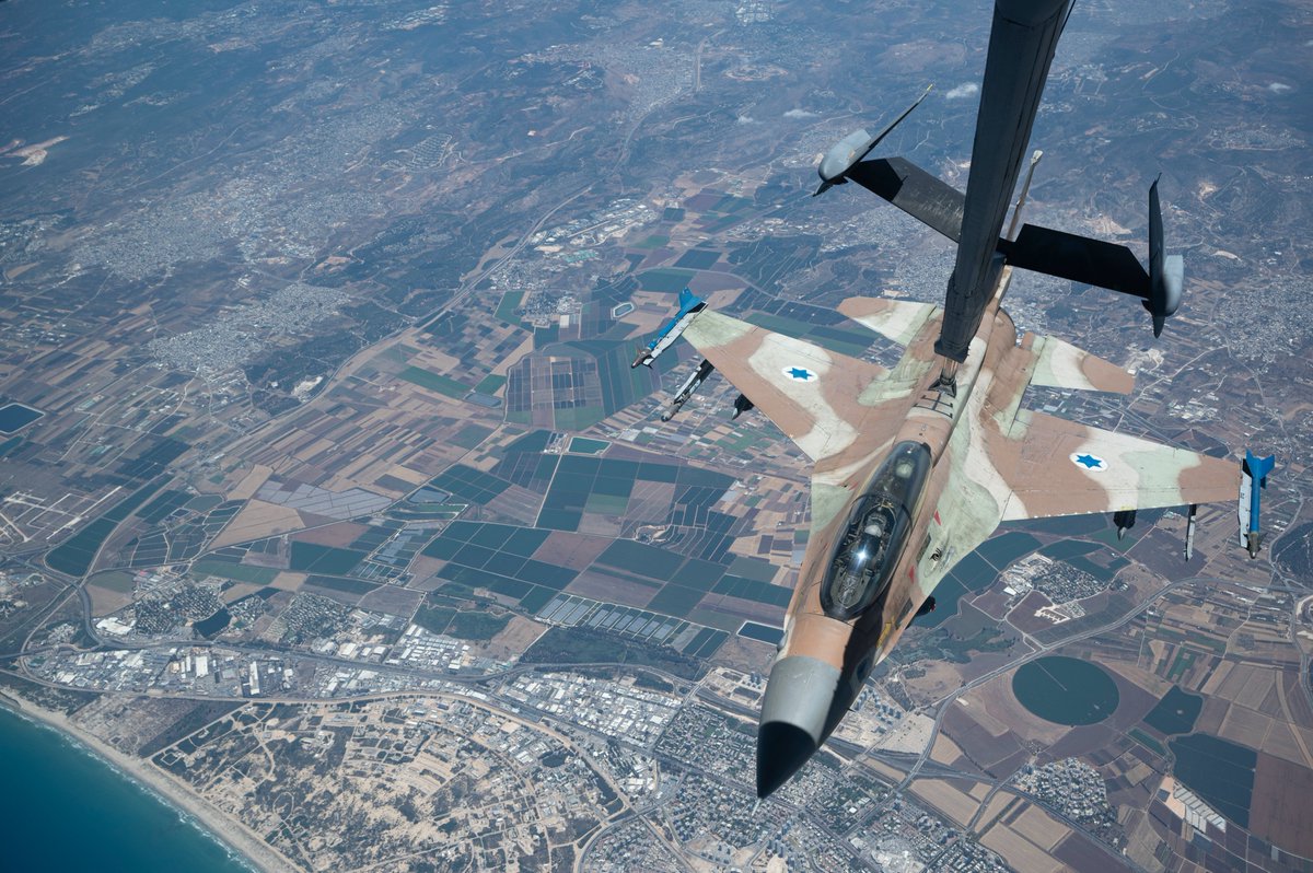 USAFCENT's tweet image. USAFCENT is executing PNI Juniper Oak with Israel, providing  F-16s, a KC-10 and a KC-46. This PNI aims to foster interoperability, provide a venue to exchange best practices, and enhance joint operational capabilities.
@usairforce @CENTCOM @IAFsite 
#PartnerForStrength