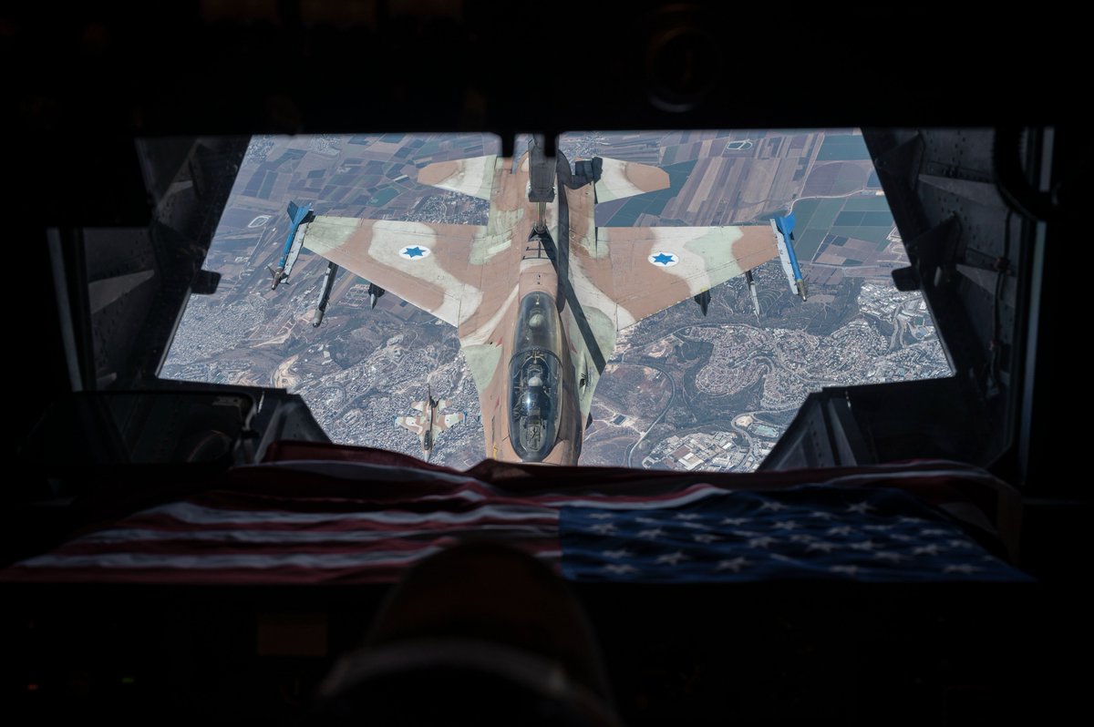 USAFCENT's tweet image. USAFCENT is executing PNI Juniper Oak with Israel, providing  F-16s, a KC-10 and a KC-46. This PNI aims to foster interoperability, provide a venue to exchange best practices, and enhance joint operational capabilities.
@usairforce @CENTCOM @IAFsite 
#PartnerForStrength