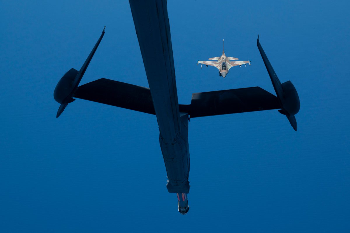 USAFCENT's tweet image. USAFCENT is executing PNI Juniper Oak with Israel, providing  F-16s, a KC-10 and a KC-46. This PNI aims to foster interoperability, provide a venue to exchange best practices, and enhance joint operational capabilities.
@usairforce @CENTCOM @IAFsite 
#PartnerForStrength