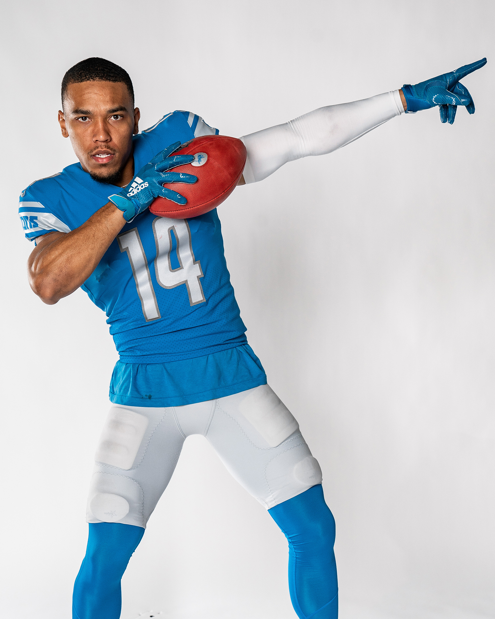 Detroit lions top away jersey