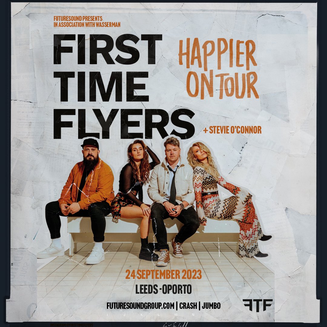 • HAPPIER ON TOUR • 

Opening night #3 of tour in LEEDS is <a href="/stevieOCMusic/">Stevie O’Connor</a> 🙌🏼 &amp; what a night it will be! 

<a href="/Futuresoundshow/">Futuresound</a> <a href="/WassermanMusic/">Wasserman Music</a>