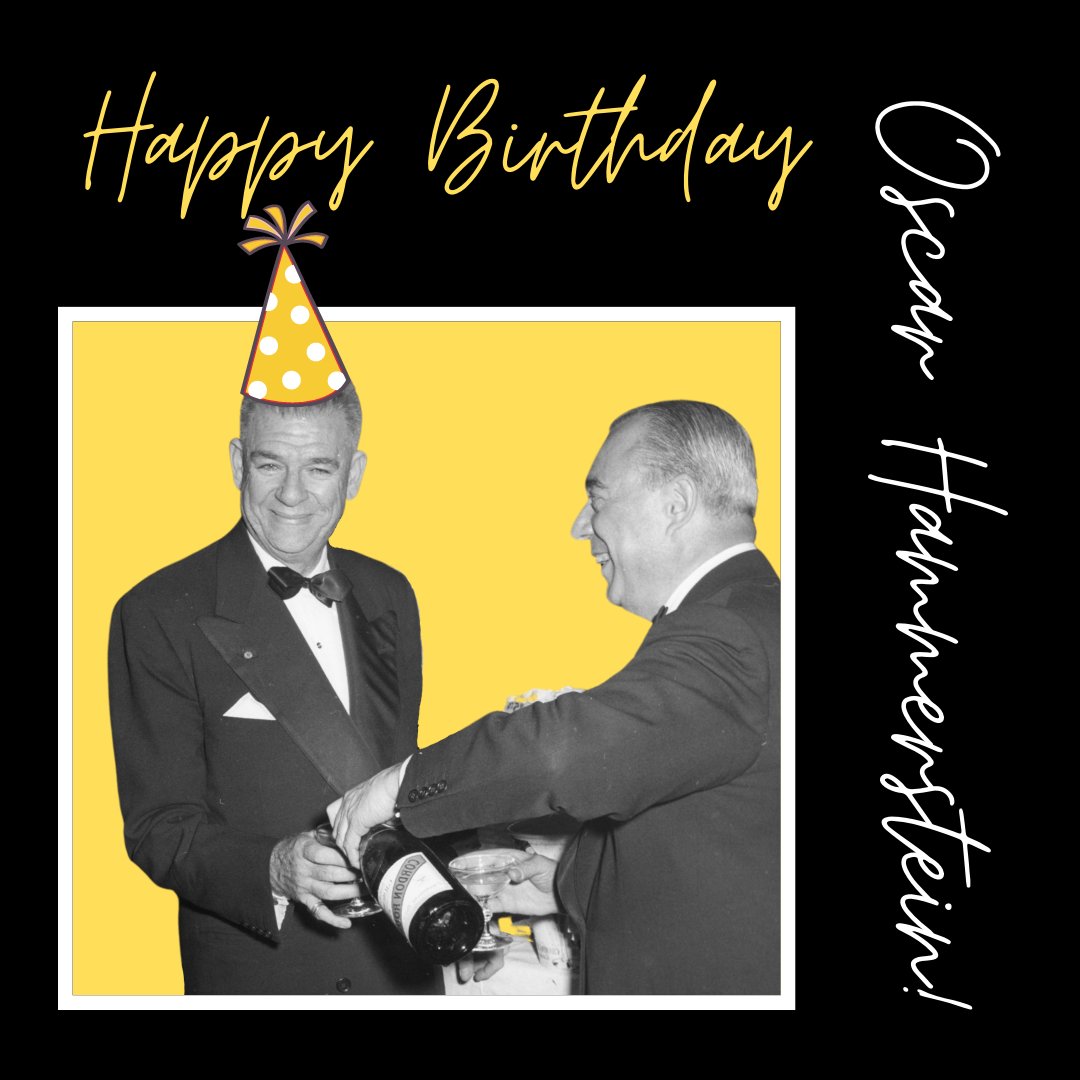 HammersteinMus's tweet image. HBD Oscar!!
Show your appreciation for the Father of Broadway by making a donation to #SaveOscarsHome! All gifts made today will be MATCHED! lnkd.in/eTb3ZC_p