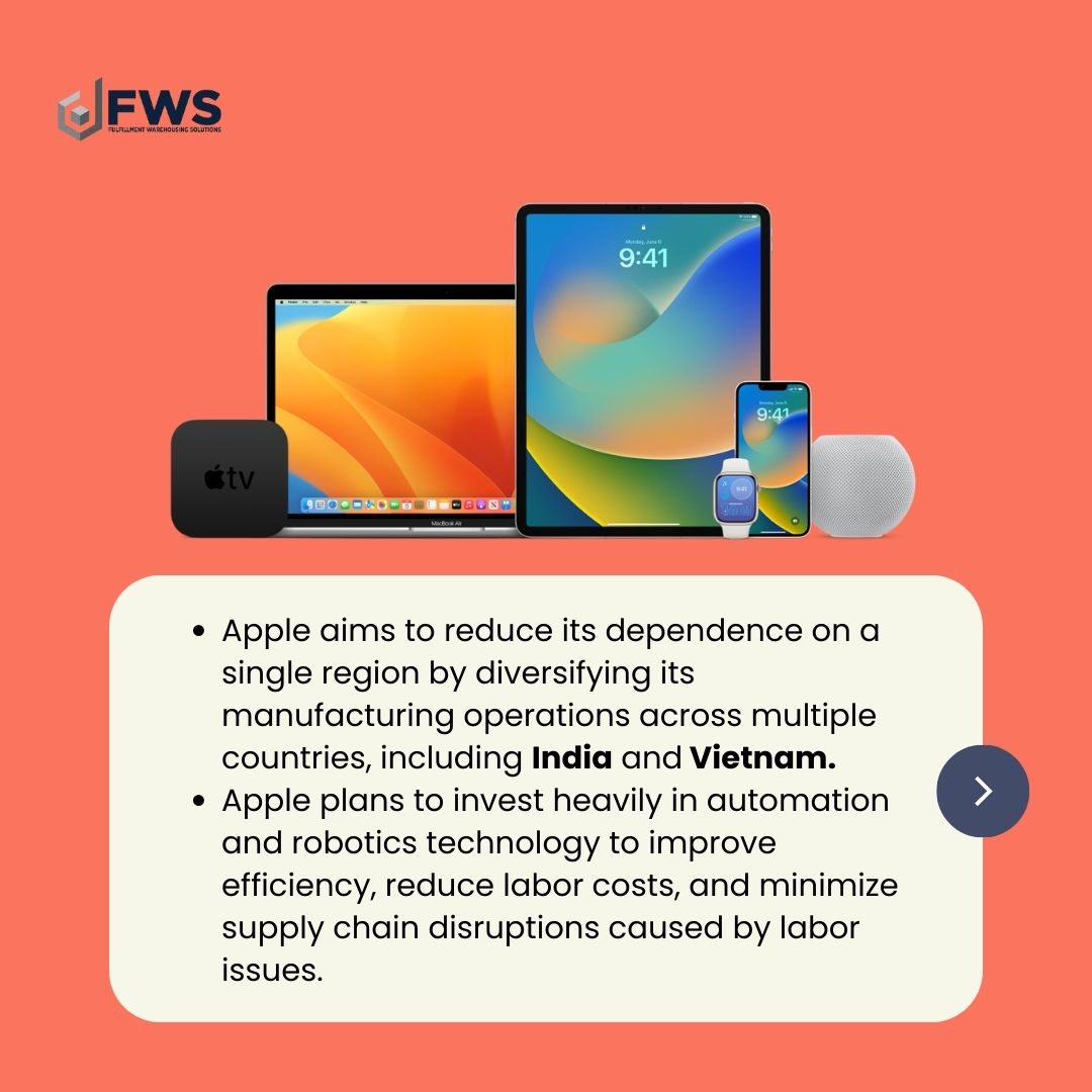 FWSUSINC's tweet photo. With an estimated disruption caused by worker protests costing Apple $1 billion a week in lost sales…  

It’s time to get your spy goggles 🕵🏼 on as we uncover how Apple plans to mitigate further supply chain risks. https://t.co/Tys25YxyB0