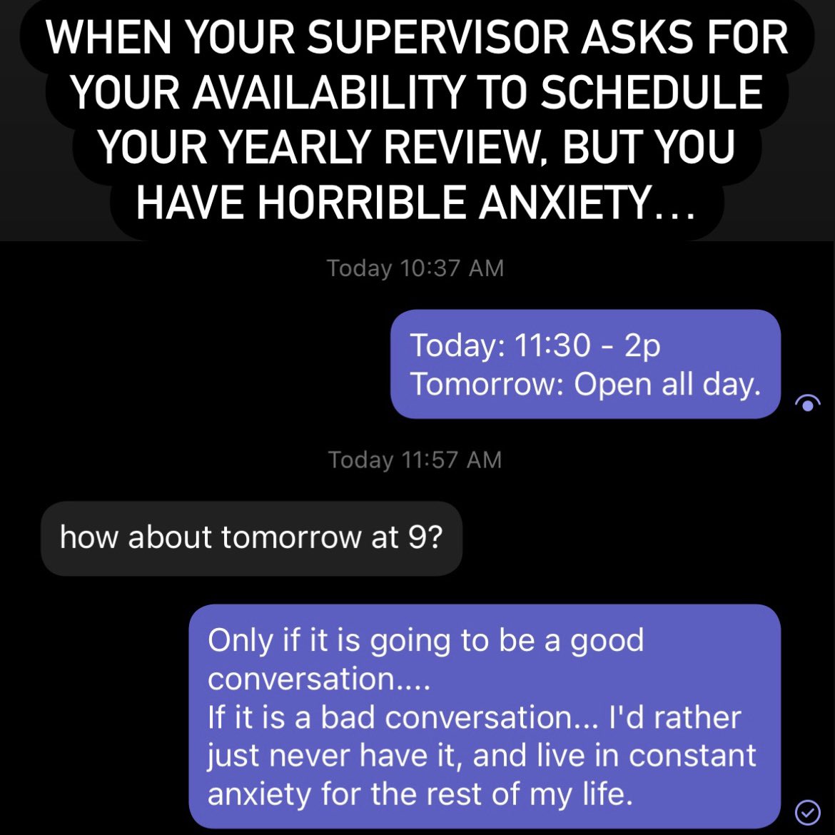 atinkermedia's tweet photo. The yearly review stress is real tho… https://t.co/2b1ugeh5QW