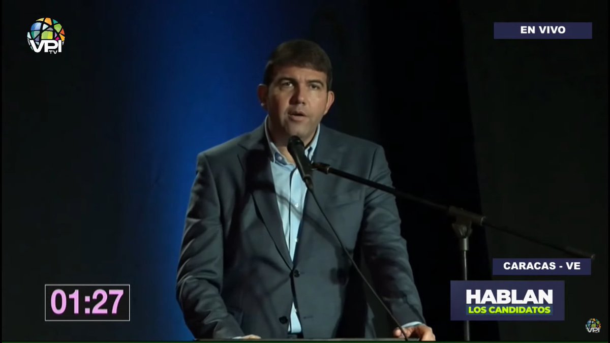 Reflexión final #HablanLosCandidatos
Candidato <a href="/prospericarlos/">Carlos M. Prosperi</a> 
Cierro con una frase: "La única razón para el triunfo de los malvados es que los hombres buenos no hagamos nada para evitarlo" ¡Recuperaremos la democracia para Venezuela!