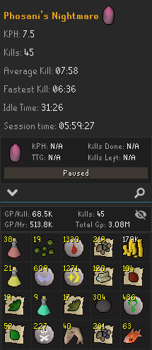 HoogRS's tweet photo. Matched Phosani's 6h record. Had 1 very bad death 4 hours in, which prevented me from getting 46... https://t.co/CH4fWa9aGu