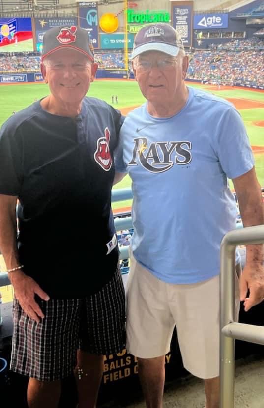 We said goodbye to our very good friend and my baseball buddy who was a Big ⁦<a href="/RaysBaseball/">Tampa Bay Rays</a>⁩ and Carolina ⁦<a href="/Panthers/">Carolina Panthers</a>⁩ fan. Even though I’m a ⁦<a href="/CleGuardians/">Cleveland Guardians</a>⁩ and ⁦<a href="/Browns/">Cleveland Browns</a>⁩ fan we were able to overcome our differences. We’ll miss you Jay. 💔