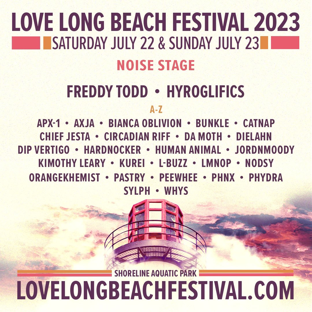 Love Long Beach Festival coming in hot this month!

Can’t wait to get down by the water again this year with everyone!!