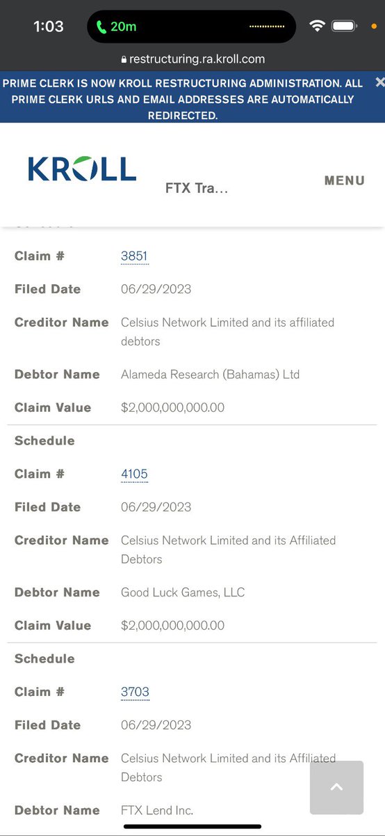 otisa502's tweet photo. Just to be crystal clear, this is a $2 billion claim against @AlamedaResearch for attacking @CelsiusNetwork, and I give the @CelsiusNetwork full credit for finally listening and filing this $2 billion claim, which benefits all creditors, not just CEL token holders. 

You can’t say @AlamedaResearch attacked @CelsiusNetwork by placing a 15,000,000 naked short against CEL token and in the same breath say CEL token is worthless, or make it worth less than the $0.81 petition date price, because what you’re doing is giving the other side all the ammunition they need to get our $2 billion claim dismissed, or engage in settlement talks with us. 

You’re better arguing that CEL token is worth much more than the petition date price of $0.81 so you get as much of that $2 billion as possible, which once again go to all creditors. 

We CEL token holders that saw the #CelShortSqueeze play out in real-time know about the 15,000,000 CEL token naked short that @SBF_FTX’s  @AlamedaResearch put on CEL token, and we have all the evidence to prove it, a portion of which @RonPaulBot1234 has. 

Instead of bashing CEL token holders, we creditors should be working together to recover as much money from these bad actors as possible. To this day I haven’t heard from the @CelsiusUcc or its representatives @WhiteCase what caused the $1.2 billion hole. 

We now know with definitiveness that it was not CEL token. Santos Caceres in his pro se motion proved without a shadow of a doubt that CEL token via the OTC desk made the company over $128 million, not lost the company over $600 million. So the question is: Where did the $1.2 billion hole come from? 

I think that’s a question the @CelsiusUcc and its lawyers should explain to the community in detail.