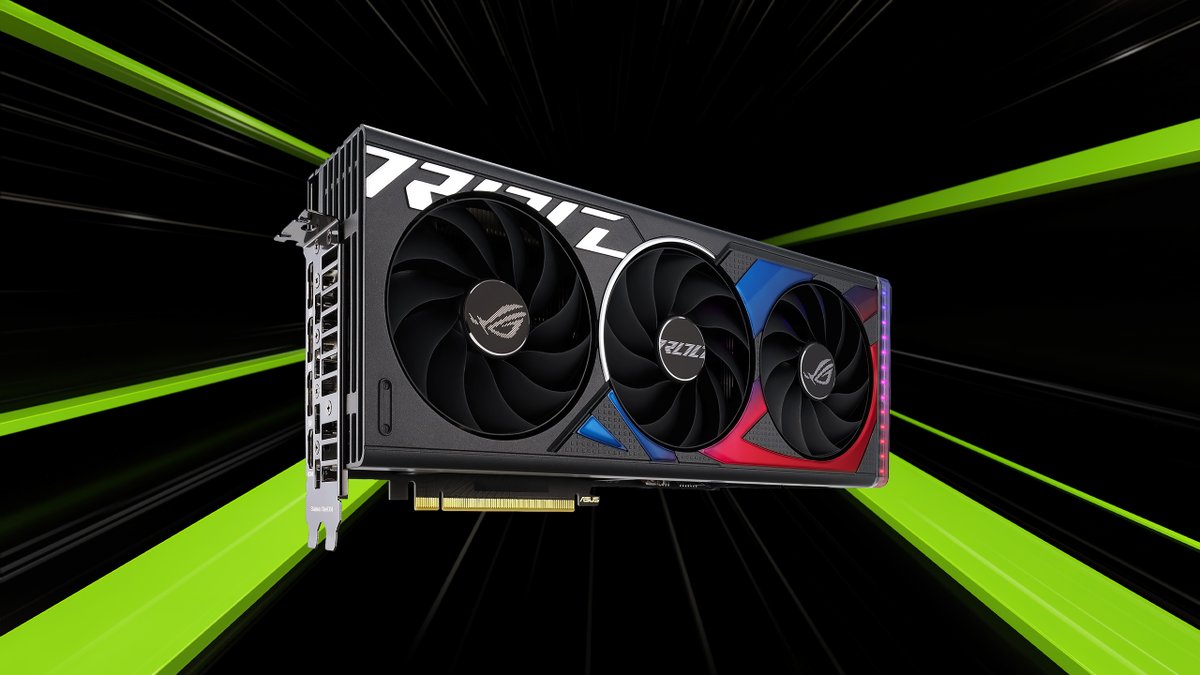 Poppielala's tweet photo. [GIVEAWAY🥳]

Grâce à @NVIDIAGeForceFR et @ASUS_ROG_FR je vous fais gagner 2 GeForce RTX 4060 🔥

➡️Follow @Poppielala + @NVIDIAGeForceFR + @ASUS_ROG_FR 
➡️Commenter "J'ai faim ça tombe bien"
➡️ Avoir 18 ans ou plus et résider en France
➡️ TAS le 19/07 

#RTXON 
Plus d'infos sur la carte ci-dessous ⬇️

⚡La GeForce RTX 4060, boostée par la dernière architecture GPU Ada Lovelace, permet de bénéficier du DLSS 3, la positionnant ainsi comme le GPU entrée de gamme idéal pour les joueurs 1080p qui souhaitent passer de leur GeForce GTX 1060 ou RTX 2060 et upgrade pour une expérience gaming optimale ! Tentez votre chance et préparez votre PC aux prochains blockbusters et temps forts tels que Cyberpunk 2077 - Phantom Liberty, F1 23, Alan Wake II, Ratchet & Clank : Rift Apart  et bien d'autres encore !⚡Pour les créateurs et les streamers, la RTX 4060 est équipée de l'encodeur NVIDIA de huit générations (NVENC) et prend en charge l'AV1, ce qui est idéal pour diffuser du contenu sur YouTube.

⚡ASUS : Flux d'air maximisé par un réseau d'ailettes massives et des ventilateurs Axial-tech silencieux