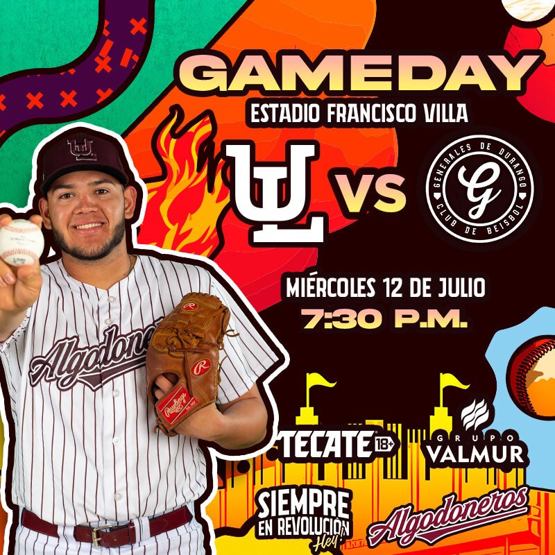 AlgodonerosUL's tweet photo. Segundo de la serie en #Durango
⚾️Playball 7:30pm
Síguelo en:
📲#FoxDigital
📲JonrónTV
📻KiuuFM 91.1
#SiempreEnRevolución 😎 hey ‼️
Presentado por @tecate y #GrupoValmur https://t.co/Z1v3t5hyk2