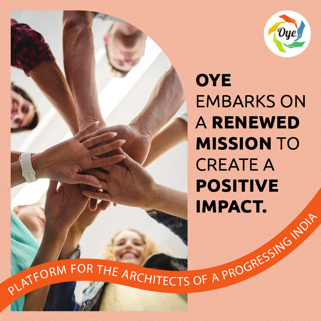 OYE_India's tweet photo. From empowering the youth with education &amp; opportunities to caring for our beloved elderly, OYE has been at the forefront of transformative change since 2012. Now, we are ready to take it up a notch to make greater difference in the lives of individuals. Stay Tuned! https://t.co/u25Ex57y8l