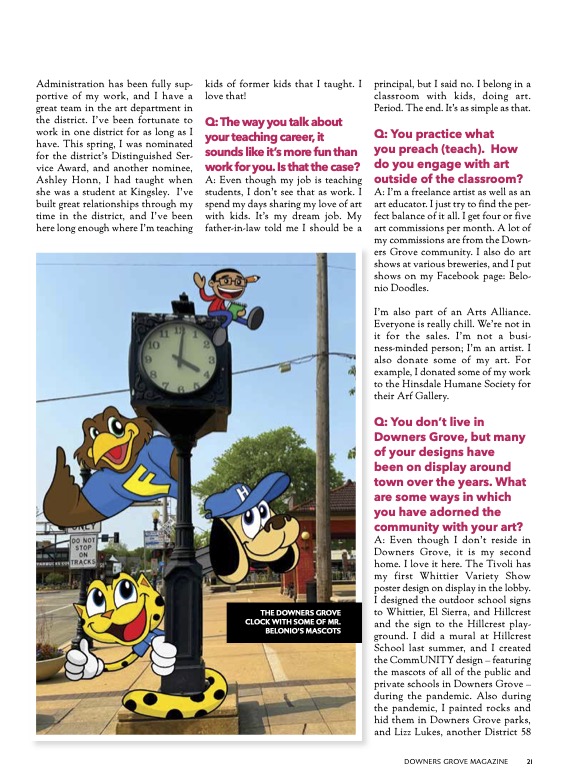 MrBelonio's tweet image. Wow. Words cannot express how grateful I am for "working" in such an awesome and supportive community. Downers Grove Magazine - I can't thank you enough for thinking I was worthy to be featured. I'm just a simple guy who enjoys sharing my love of art! #LOVEDG #dg58pride