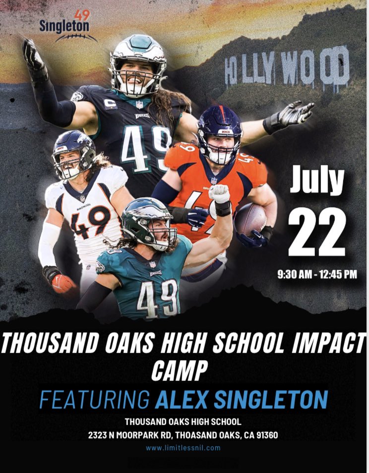 SATURDAY, JULY 22 at T.O.H.S. for rising 5th-8th graders <a href="/alexsingleton49/">Alex Singleton</a> &amp; <a href="/TOLancers/">TO Lancers Football</a> present:

nam11.safelinks.protection.outlook.com/?url=https%3A%…