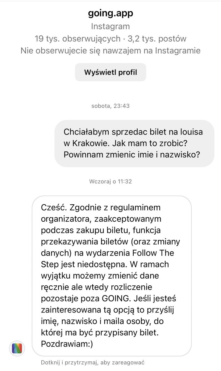 afpixro's tweet photo. RT RT RT ❗️❗️❗️
Sprzedam bilet na Louisa w Krakowie sektor c12 za 189 zł !
#LouisTomlinsonKrakow
pisalam do going mozemy zmienic dane, bilet elektroniczny!!!! https://t.co/cGTRI1feau
