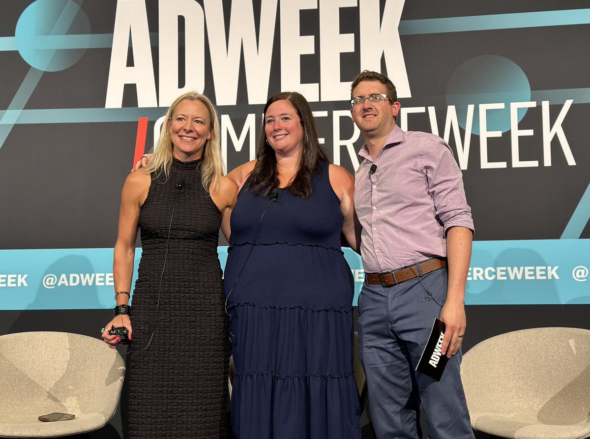 Adweek's tweet photo. Join @UMWorldwide's Amie Owen and @FetchRewards' @robinw as they discuss the current pain points impacting the commerce space and share their essential tactics for a successful shopper marketing strategy. #CommerceWeek https://t.co/tuE7KasB3v https://t.co/JwdFS9x9v2