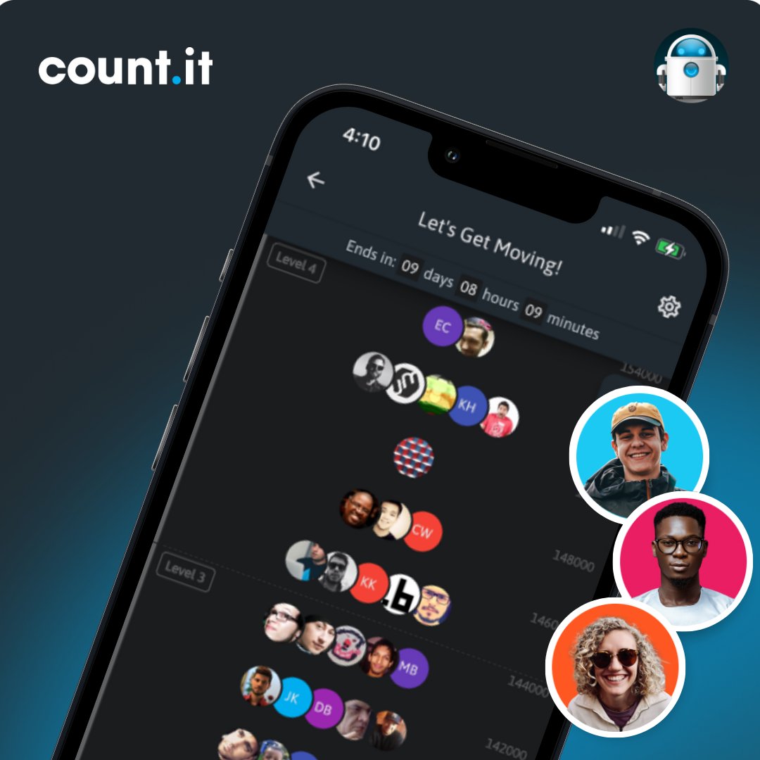 Count.It (@countit) on Twitter photo 📢 Introducing the New Count.It App 🎉  
We've poured years of real world experience into our new wellness challenge platform!
Download the app today & experience the future of group fitness challenges 🚀 apple.co/3NRZ5kh 📢 Introducing the New Count.It App 🎉  
We've poured years of real world experience into our new wellness challenge platform!
Download the app today & experience the future of group fitness challenges 🚀 apple.co/3NRZ5kh