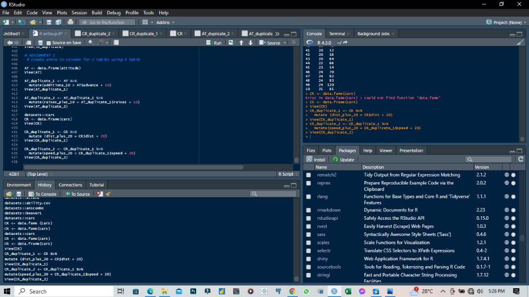 Been on this Data Analytics course since January..all thanks to @DevTobs  and @VephlaUni 💯💯❤️❤️❤️
Nd currently now I'm on R programming language 
#Techbro
#dataschool
#analytics