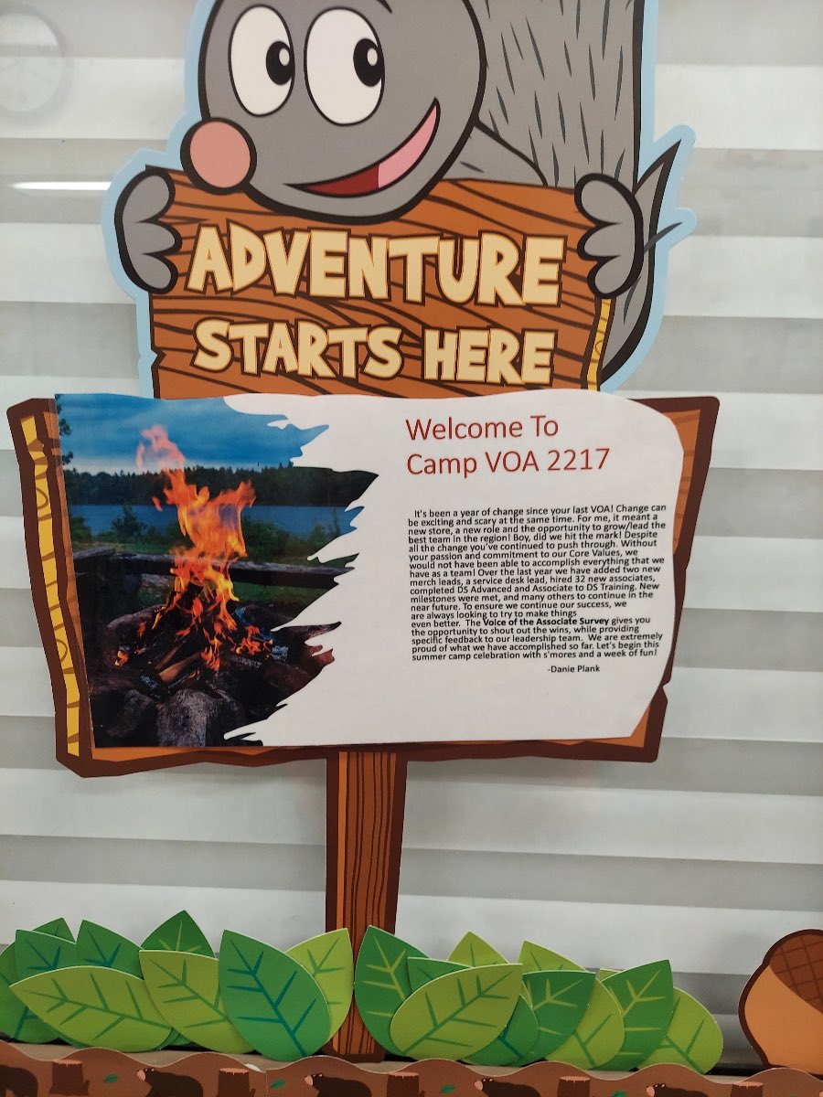 jst4amy's tweet photo. #Dreamteam2217 VOA camp ⛺️ it’s an amazing adventure https://t.co/f9Z1nyMq9u