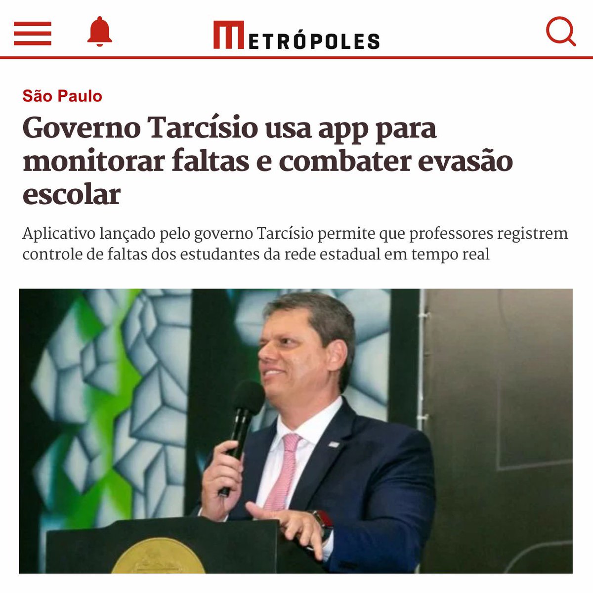 Tarcísio Gomes de Freitas tweet media
