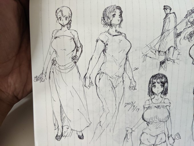 なにか描きたいけどなにかが思いつかないので思いつくまま殴りカキカキ。です 