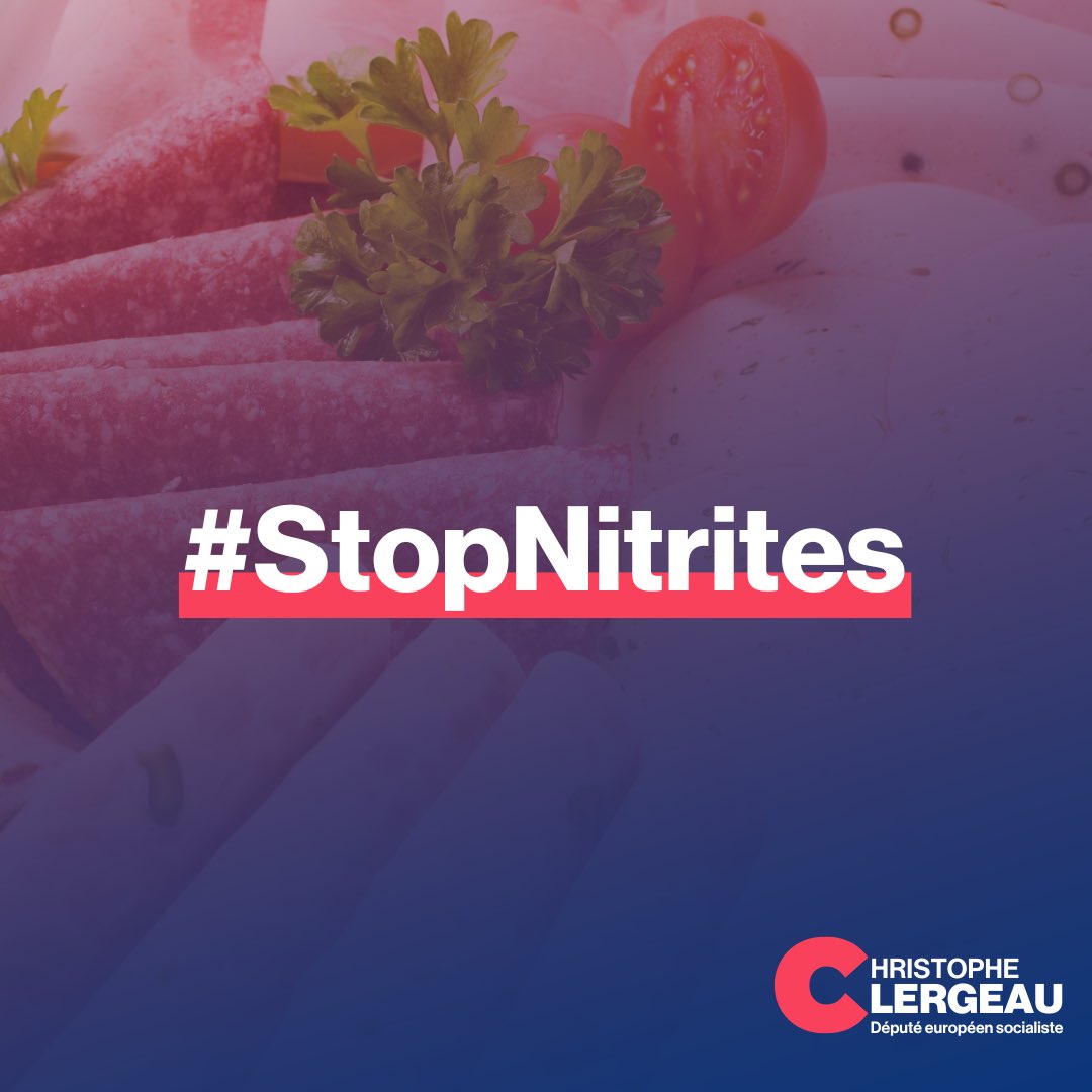 clergeau's tweet photo. Il faut trouver la voie de la sortie des nitrites dans les charcuteries à l'instar du Danemark.
Ils sont cancérigènes même à dose réduite. La proposition de la Commission 🇪🇺 n’est pas à la hauteur.
La copie est à revoir pour protéger la santé des consommateurs ! #StopNitrites https://t.co/svAcZzEPdo