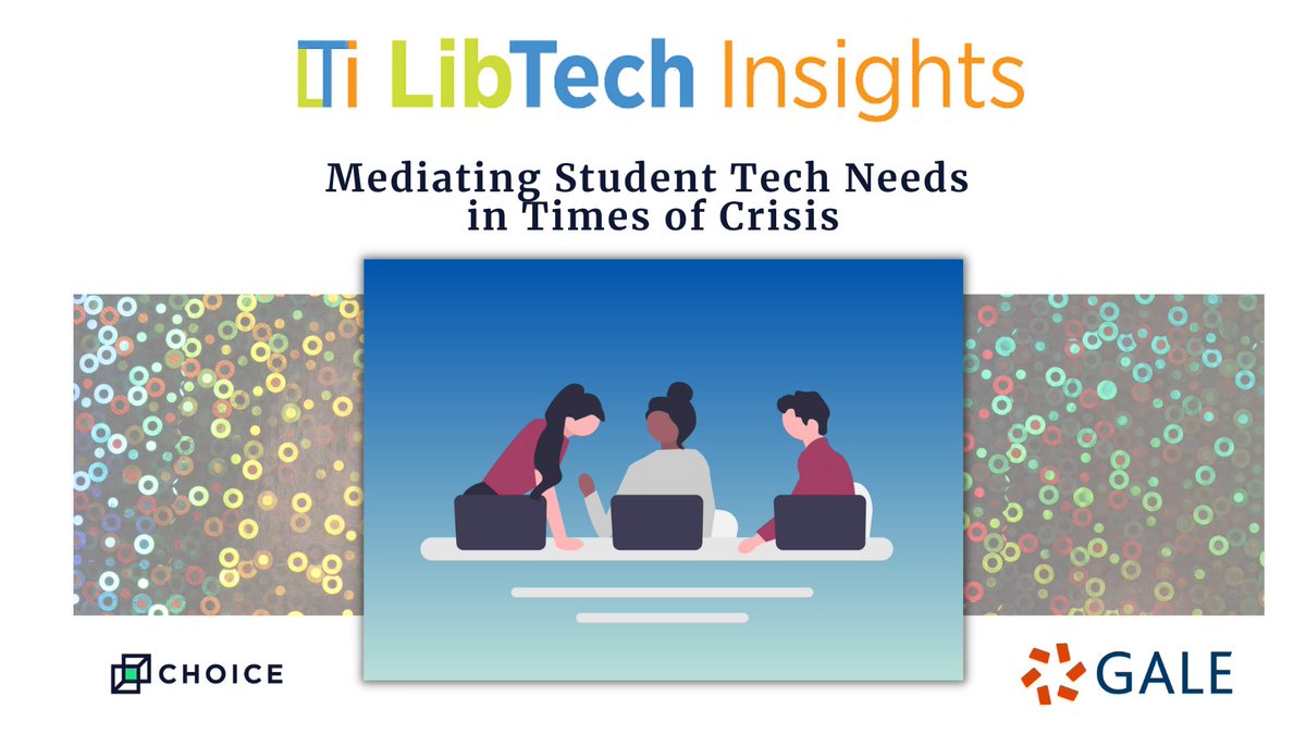 Choice_Reviews's tweet photo. Now on #LibtechInsights blog:
We share โMediating Student Technological Needs in Times of Crisis,โ a chapter from the ACRL publication "Managing Crises in the Academic Library: Past, Present, and Future." https://t.co/P22bZzoY0D #tech
With underwriting support from @galecengage https://t.co/NBZn7LTyyW