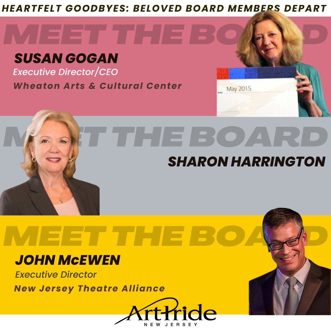 artpridenj's tweet photo. 👋 Farewell to these fantastic board members! 💖 They've guided us over the years with their dedication &amp; and wisdom and left an indelible mark on  ArtPride NJ.  Thank you for your selfless service! All the best in your new adventures! 
#Farewell #BoardMembers #JerseyArts https://t.co/t9vDIUFDtz