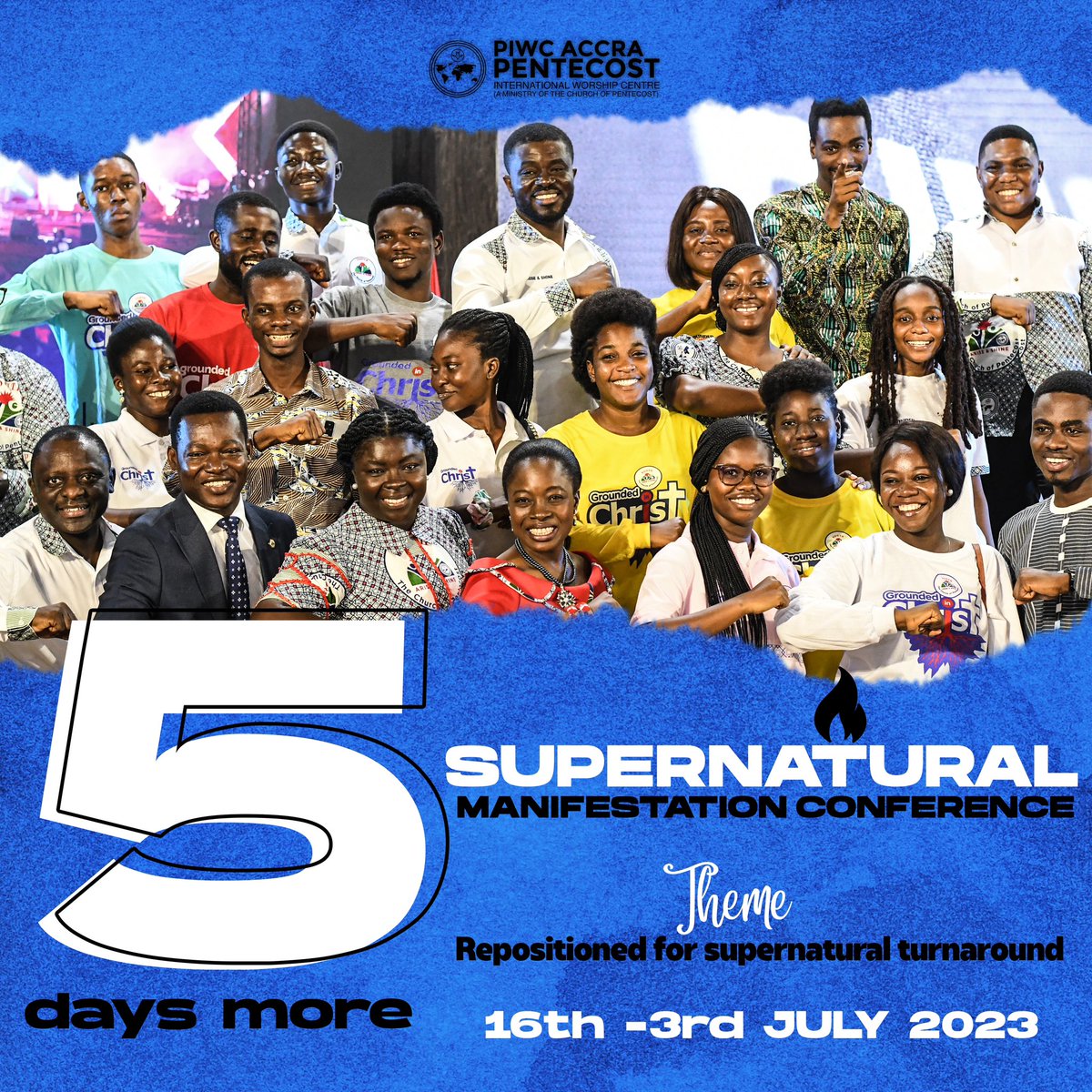 piwcaccra's tweet photo. It’s that time of the year when divinity meets humanity!!!🔥🔥🔥
Come and experience the supernatural with us at the #PIWCDOME
#piwcaccra #solutioncentre #SMC23 https://t.co/cGRYa7x6gd