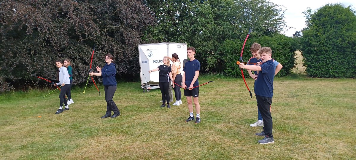 Junior sports and games night, let's hope there  is no rain #policecadets