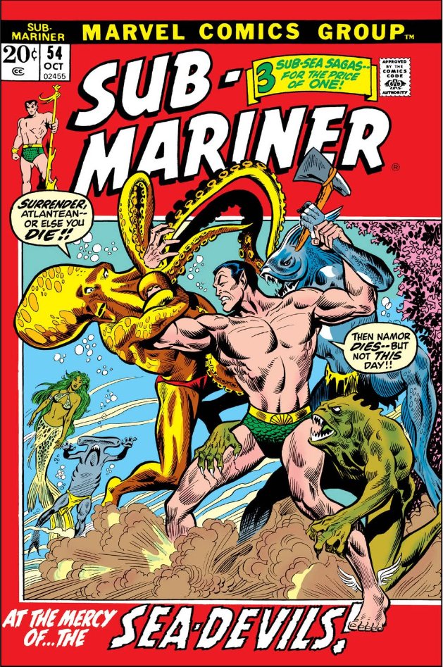 2bdpod's tweet photo. A new week of comic covers is here and we're taking a look at some of the fishy adversaries of Namor.
#comicbookaday #comics #marvel #submariner #MarvelComics #atlantis #seadevils #namor #IMPERIUSREX #sealife https://t.co/FQzclEqV1U