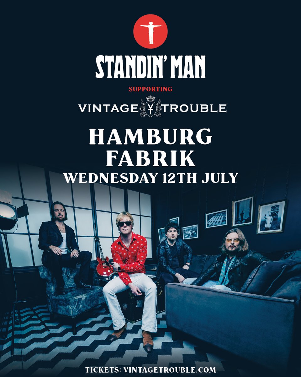 robmeyersdesign's tweet photo. Recent work: Gig posters for @standin_man on tour supporting @vintagetrouble 

Tonight - at Fabrik in Hamburg
Thursday - at Posten in Odense
Saturday - at PHIL Haalem

#gigposters #standinman #vintagetrouble #concerttour #indie #concertposter #posterdesign #robmeyersgraphicdesign https://t.co/e0vtjW5tH1