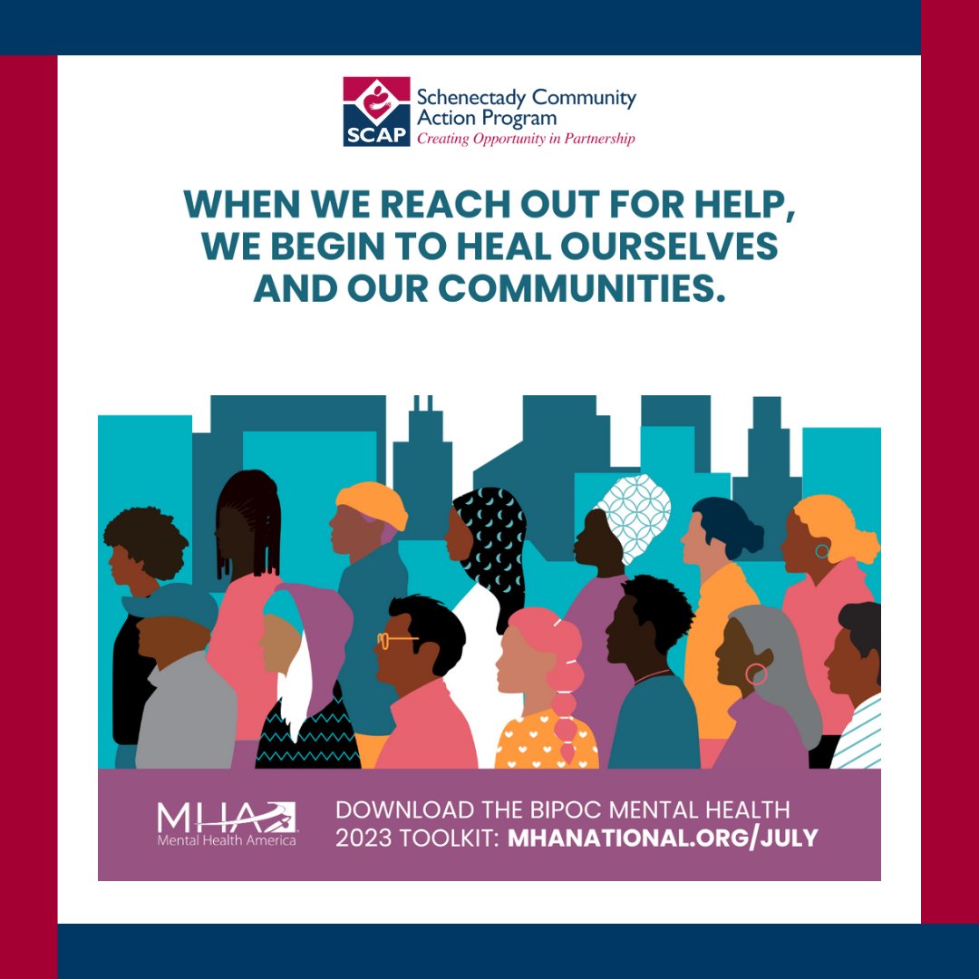 SCAPNY's tweet image. July is Bebe Moore Campbell National Minority Mental Health Awareness Month. When we reach out for help, we begin to heal ourselves and our communities.