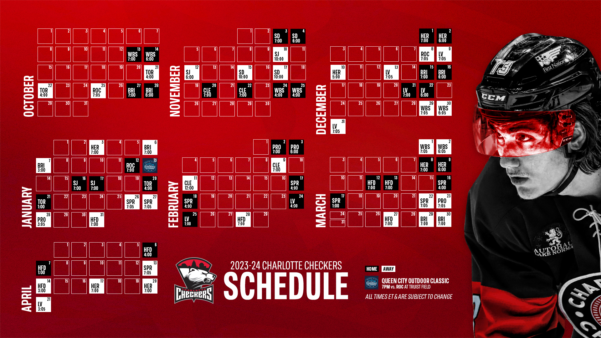 Charlotte Checkers on Twitter "Here it is, the full 202324 season