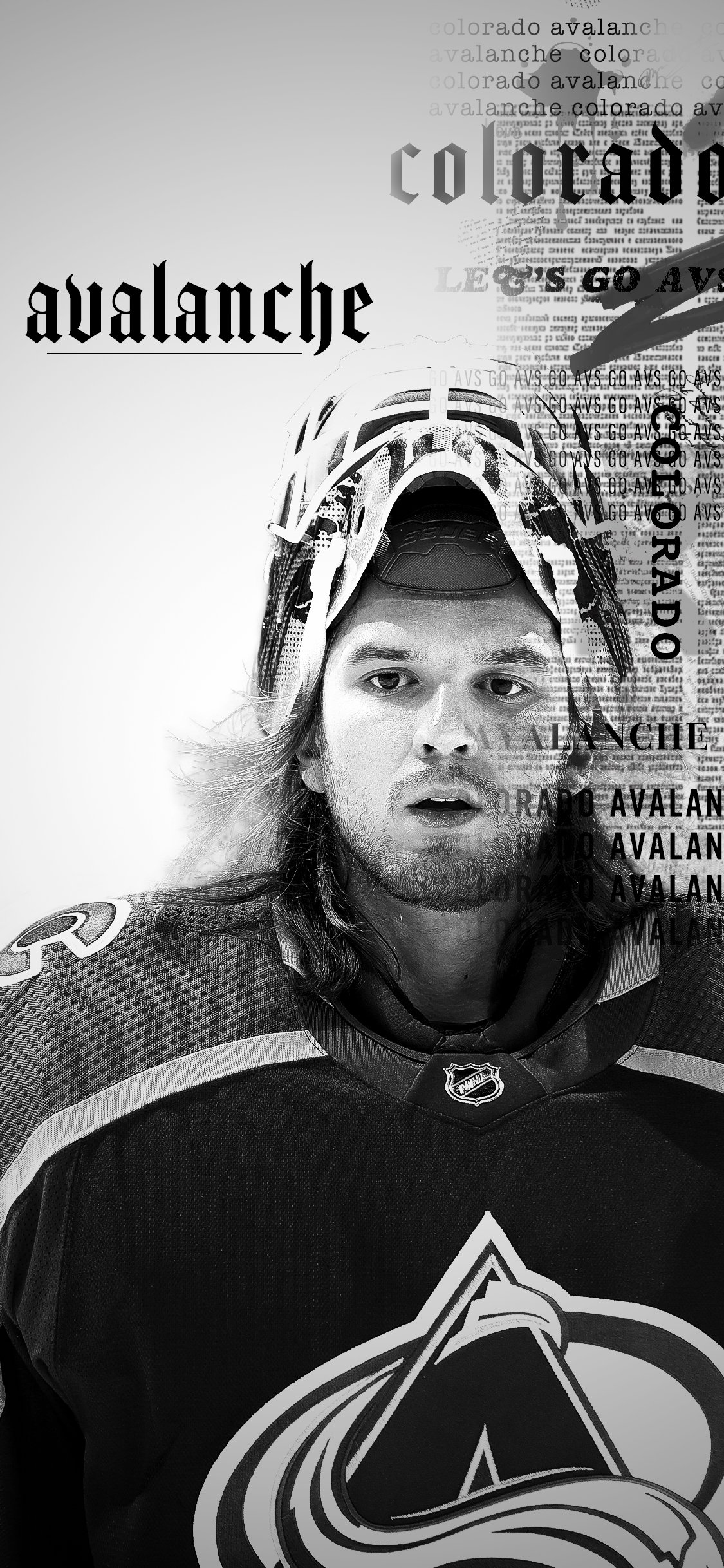 Really cool phone wallpaper from the Colorado Avalanche : r