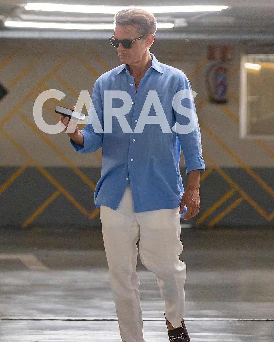 Luis Miguel de compras en Madrid. 🩵