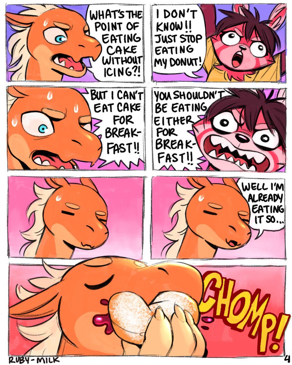 “We’ll I’m already eating it so…”
Pt.1

#furry #furryart #gay #gayfur #nsfw #gayfurry #nsfwart #furryartwork