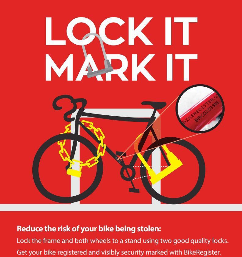 🔔Free Bike Marking 🔔 @ Hatfield Railway Station, AL95AB Date: 19/07/2023 Time: 15:00-18:00 Working with @HertsPolice we can mark your bike for free 🔐 Also, if your bike is stolen, this helps us! Don’t just take our word for it! View theirs 👉 bit.ly/3sjMme8