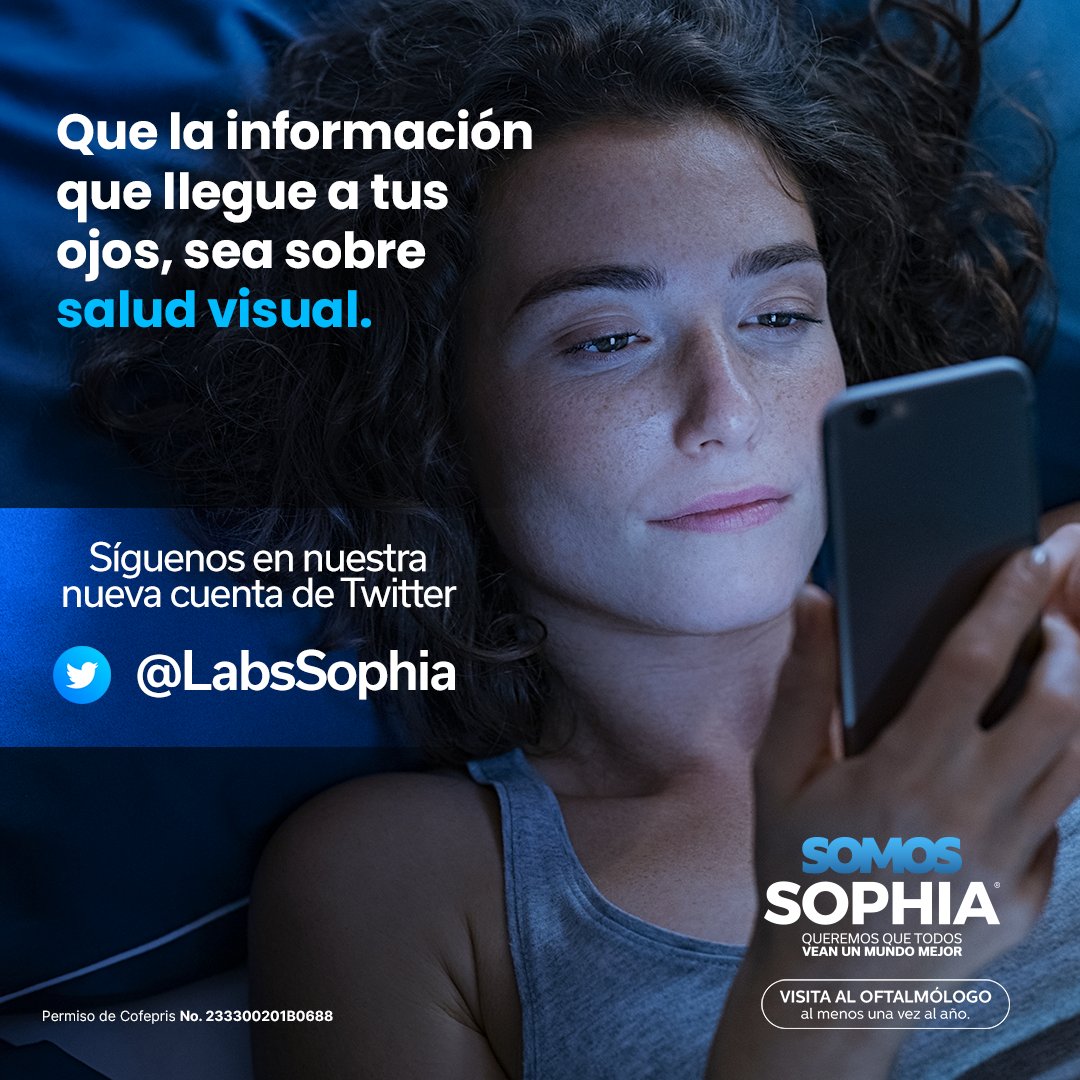 Sophia_Lab_'s tweet photo. Continúa siguiéndonos en Twitter y no te pierdas lo nuevo que Sophia tiene para ti 
#Twitter #SomosSophia #SaludVisual #SaludOcular https://t.co/F8GakIuQbp
