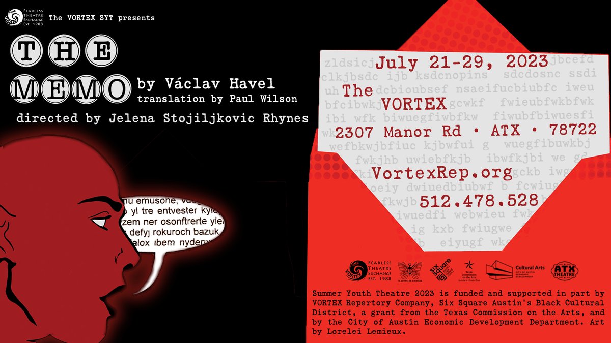 The Memo and New Season of Theatre Announced! - mailchi.mp/vortexrep/the-…