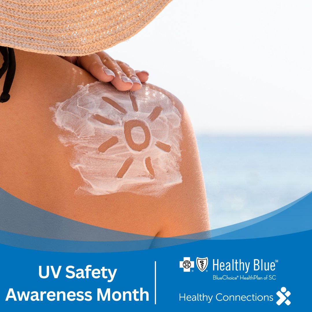 #UVSafetyMonth is here! Protect your skin from the sun with these tips: ☀️
-Seek shade
-Wear sun-protective clothing
-Apply sunscreen with SPF 30 or higher
-Reapply sunscreen every two hours, or more often if you're sweating or swimming.
#SunSafety #SkinCancerPrevention