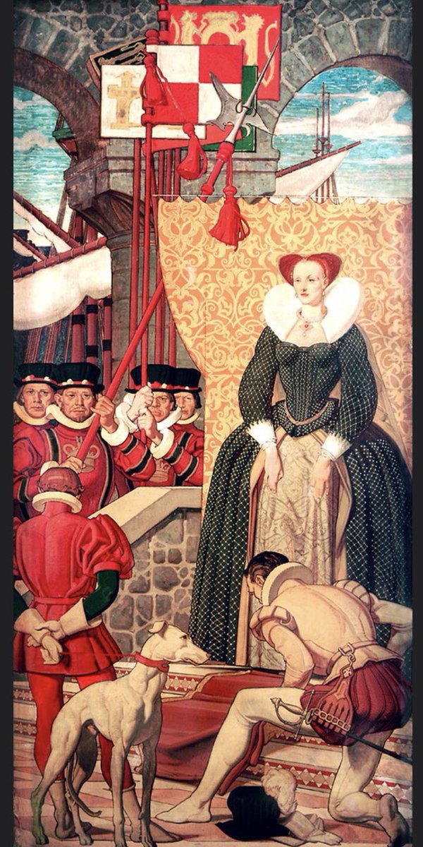 RosieLe60545528's tweet photo. A panel from the mural in the #WarwickHotel illustrated by Dean Cornwell and completed in 1938 #TypoFree https://t.co/BytFjgtwGr