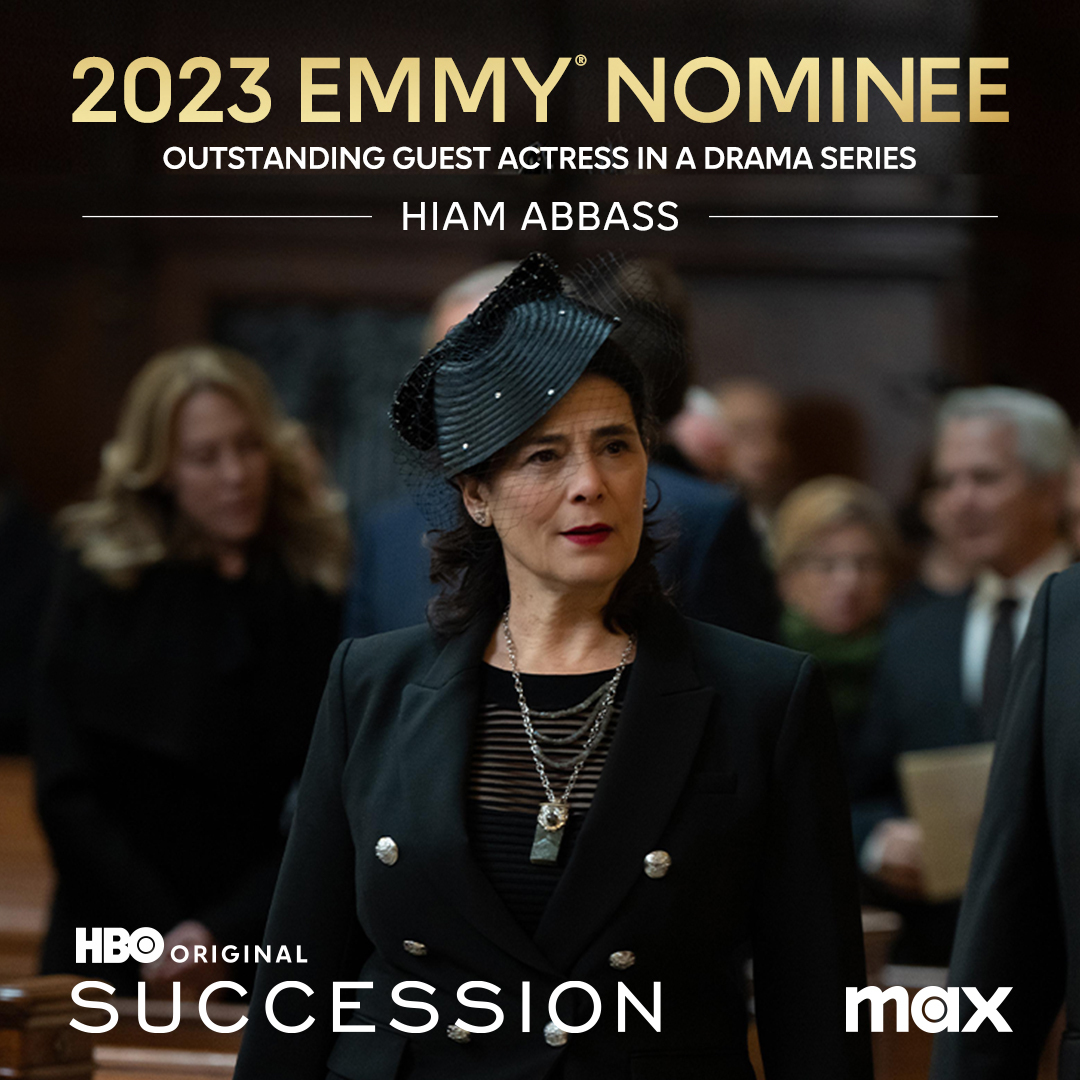 The belle of the ball. Congratulations to Hiam Abbass of @Succession on her #Emmys2023 nomination for Outstanding Guest Actress in a Drama Series.