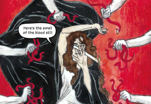 DECONSTRUCTING COMICS: A challenging and visually exciting piece of work! K. Briggs <a href="/withryn/">K. Briggs</a> creates a #graphicnovel version of #Shakespeare's "Macbeth",  <a href="/AveryHillPubl/">Avery Hill Publishing</a> publishes it, and <a href="/kumarprime/">KumarSivasubramanian</a> and Emmet discuss it on this week's show! deconstructingcomics.com/?p=8241