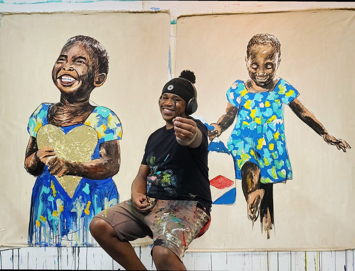 ennockmartZA's tweet photo. In progress, 2 of 2 iconic images by Lungisani Mjaji. This story touched me and inspired me a lot cause it's relatable to my art journey. what a time to be alive! 💙

My name is Ennock Mlangeni and YOU DON'T KNOW ME YET! https://t.co/iBgZKx9XAY