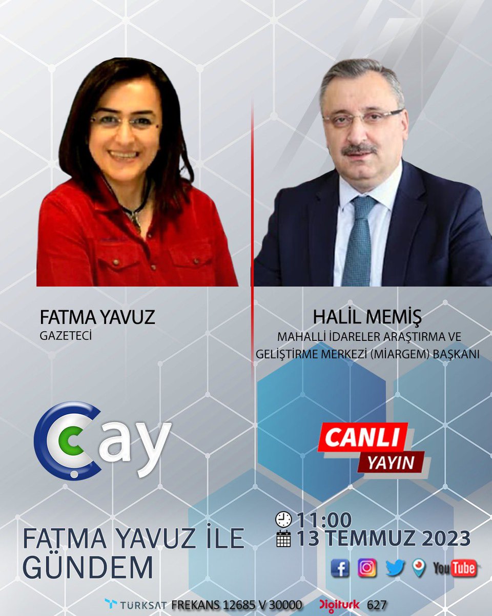 Neleri konuşmamızı istersiniz?

@CaytvHaber @fatma_yavuz61 

#yerelyönetimler #belediye #büyükşehir #kamuyönetimi