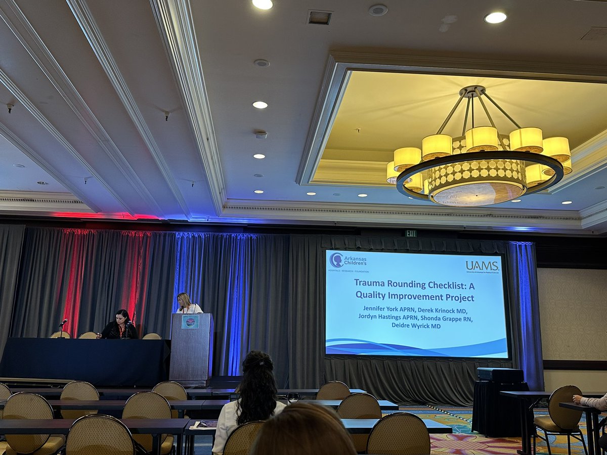 UAMS Pediatric Surgery (@uams_pedssurg) on Twitter photo Congrats to one of our excellent trauma APRNs, <a href="/jenniferkyork/">jennifer york</a>, for presenting at her first national conference. #traumaroundingchecklist Congrats to one of our excellent trauma APRNs, <a href="/jenniferkyork/">jennifer york</a>, for presenting at her first national conference. #traumaroundingchecklist