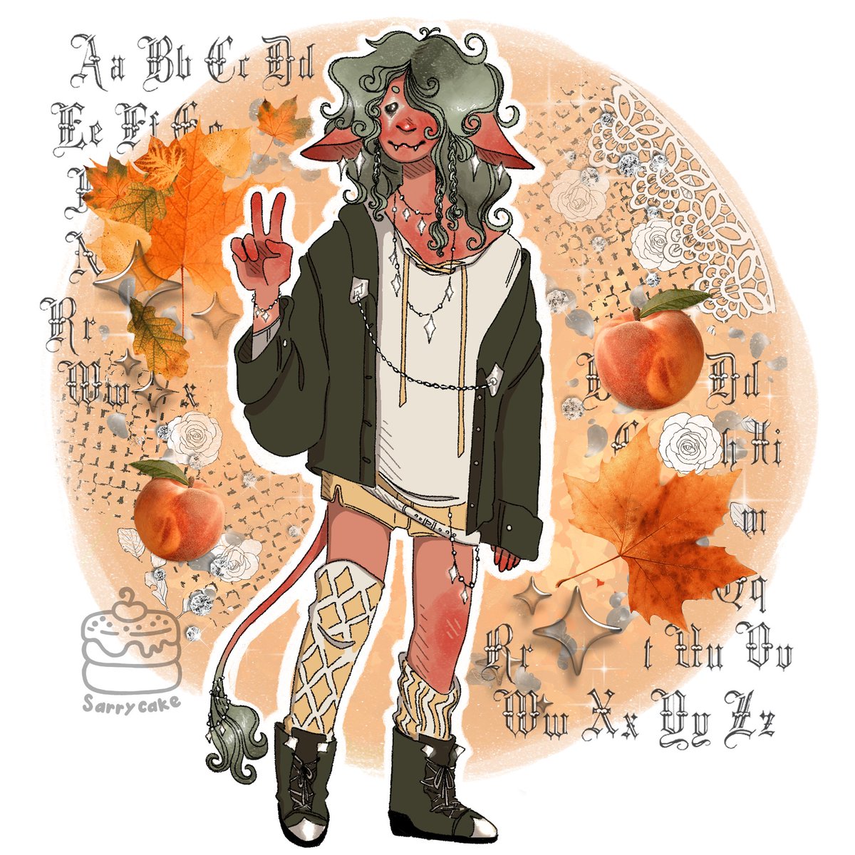 PRETTY PEACH BABY!!!!!
#digitalart #oc