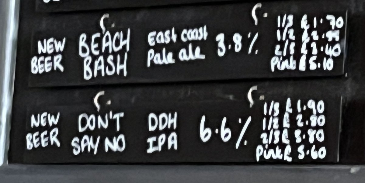 Both of the #BBCW23 ⁦@Blackedgebeers⁩ beers are on ⁦@ThebreweryT⁩